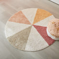 LIFETIME Kidsrooms Rug Round Tufted Rug - Fairy Theatre