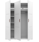 LIFETIME Kidsrooms Wardrobe with shelves and clothes rail, 150 cm