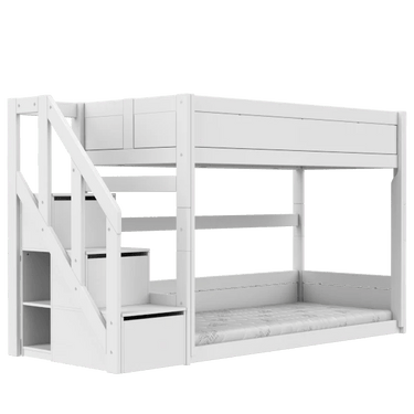Low Bunk Bed with Staircase Bed LIFETIME Kidsrooms