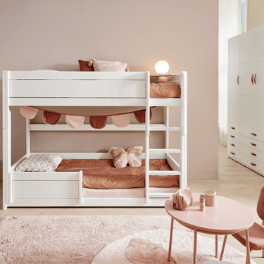 Low Bunkbed with Ladder - LIFETIME Kidsrooms