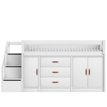 Mid Sleeper Bed 128 cm incl. Storage Bed LIFETIME Kidsrooms