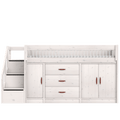 Mid Sleeper Bed 128 cm incl. Storage Bed LIFETIME Kidsrooms