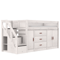 Mid Sleeper Bed 128 cm incl. Storage Bed LIFETIME Kidsrooms