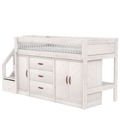 Mid Sleeper Bed 128 cm incl. Storage Bed LIFETIME Kidsrooms