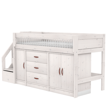 Mid Sleeper Bed 128 cm incl. Storage Bed LIFETIME Kidsrooms