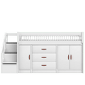 Mid Sleeper Bed 128 cm incl. Storage - Breeze Bed LIFETIME Kidsrooms