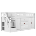 Mid Sleeper Bed 128 cm incl. Storage - Breeze Bed LIFETIME Kidsrooms