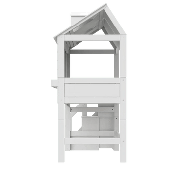 Mid Sleeper Bed 128 cm with House - Lake House Bed LIFETIME Kidsrooms