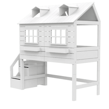 Mid Sleeper Bed 128 cm with House - Lake House Bed LIFETIME Kidsrooms