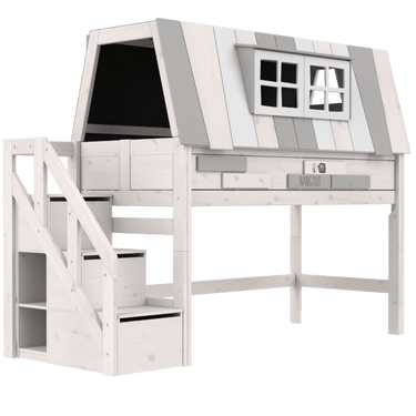 Mid Sleeper Bed 128 cm with House - My Hangout Bed LIFETIME Kidsrooms