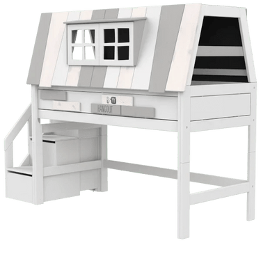 Mid Sleeper Bed 128 cm with House - My Hangout Bed LIFETIME Kidsrooms