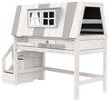 Mid Sleeper Bed 128 cm with House - My Hangout Bed LIFETIME Kidsrooms