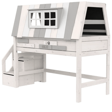 Mid Sleeper Bed 128 cm with House - My Hangout Bed LIFETIME Kidsrooms