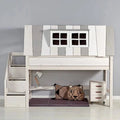 Mid Sleeper Bed 128 cm with House - My Hangout Bed LIFETIME Kidsrooms