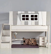 Mid Sleeper Bed 128 cm with House - My Hangout Bed LIFETIME Kidsrooms