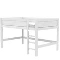 Mid Sleeper Bed 128 cm with Ladder 120x200 cm LIFETIME Kidsrooms