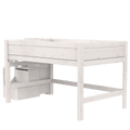 Mid Sleeper Bed 128 cm with Staircase 120x200 cm LIFETIME Kidsrooms