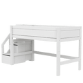 Mid Sleeper Bed 128 cm with Staircase Bed LIFETIME Kidsrooms