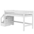 Mid Sleeper Bed 128 cm with Staircase - Breeze Bed LIFETIME Kidsrooms