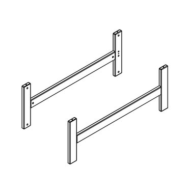 Middle Frame for High and Bunk Beds 120 cm Rebuild Part LIFETIME Kidsrooms