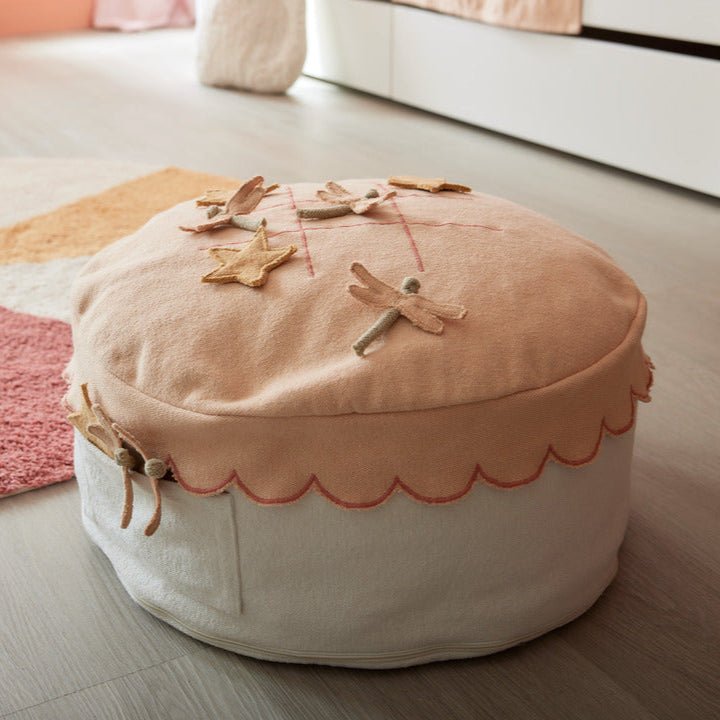 Round tic tac toe Pouf - Fairy Theatre Pouf LIFETIME Kidsrooms