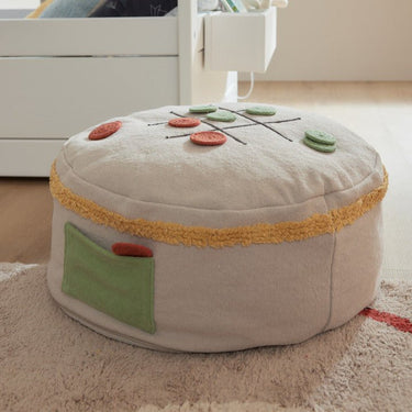 Round tic tac toe Pouf - Olympic Dreams Pouf LIFETIME Kidsrooms