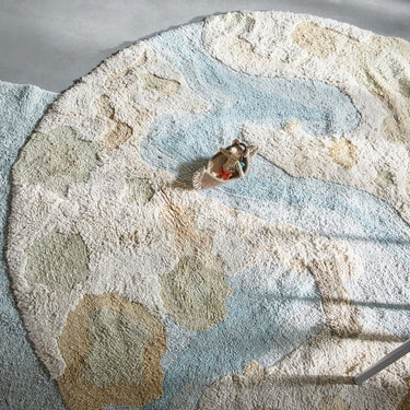 Round Tufted Rug - Canoe Adventure Rug LIFETIME Kidsrooms