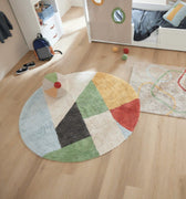 Round Tufted Rug - Olympic Dreams Rug LIFETIME Kidsrooms