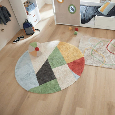 Round Tufted Rug - Olympic Dreams Rug LIFETIME Kidsrooms