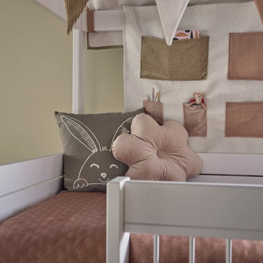 Shaped Cushion Flower - Happy Rabbit Cushion LIFETIME Kidsrooms