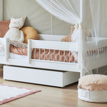 Small Bed Rail with Metal Bars Bed Front LIFETIME Kidsrooms