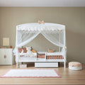 Small Bed Rail with Metal Bars Bed Front LIFETIME Kidsrooms