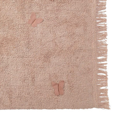 Soft Pink Tufted Rug - Butterflies Rug LIFETIME Kidsrooms