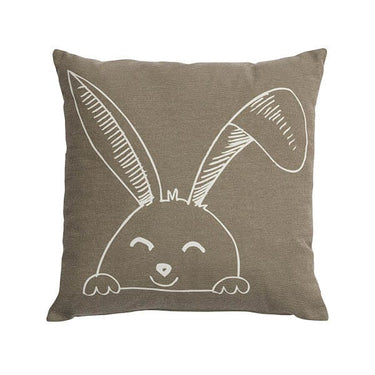 Square Cushion - Happy Rabbit Cushion LIFETIME Kidsrooms