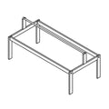 Top Construction for Fabric Roof - 97 cm Rebuild Part LIFETIME Kidsrooms