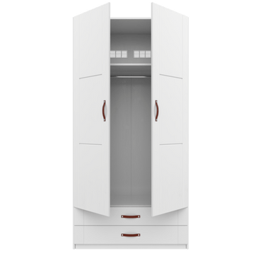 Wardrobe with Clothes Rail and Drawers, 100 cm LIFETIME Kidsrooms