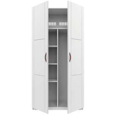Wardrobe with Shelves and Clothes Rail, 100 cm LIFETIME Kidsrooms