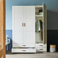Wardrobe with Shelves, Clothes Rail and Drawers, 150 cm LIFETIME Kidsrooms