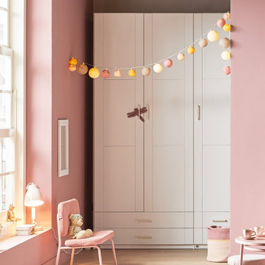 Wardrobe with Shelves, Clothes Rail and Drawers, 150 cm LIFETIME Kidsrooms