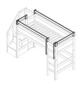Safety Guard with Front and Side Opening Bed accessory LIFETIME Kidsrooms