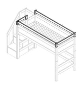 Safety Guard with Side Opening Bed accessory LIFETIME Kidsrooms
