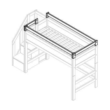 Safety Guard with Side Opening Bed accessory LIFETIME Kidsrooms
