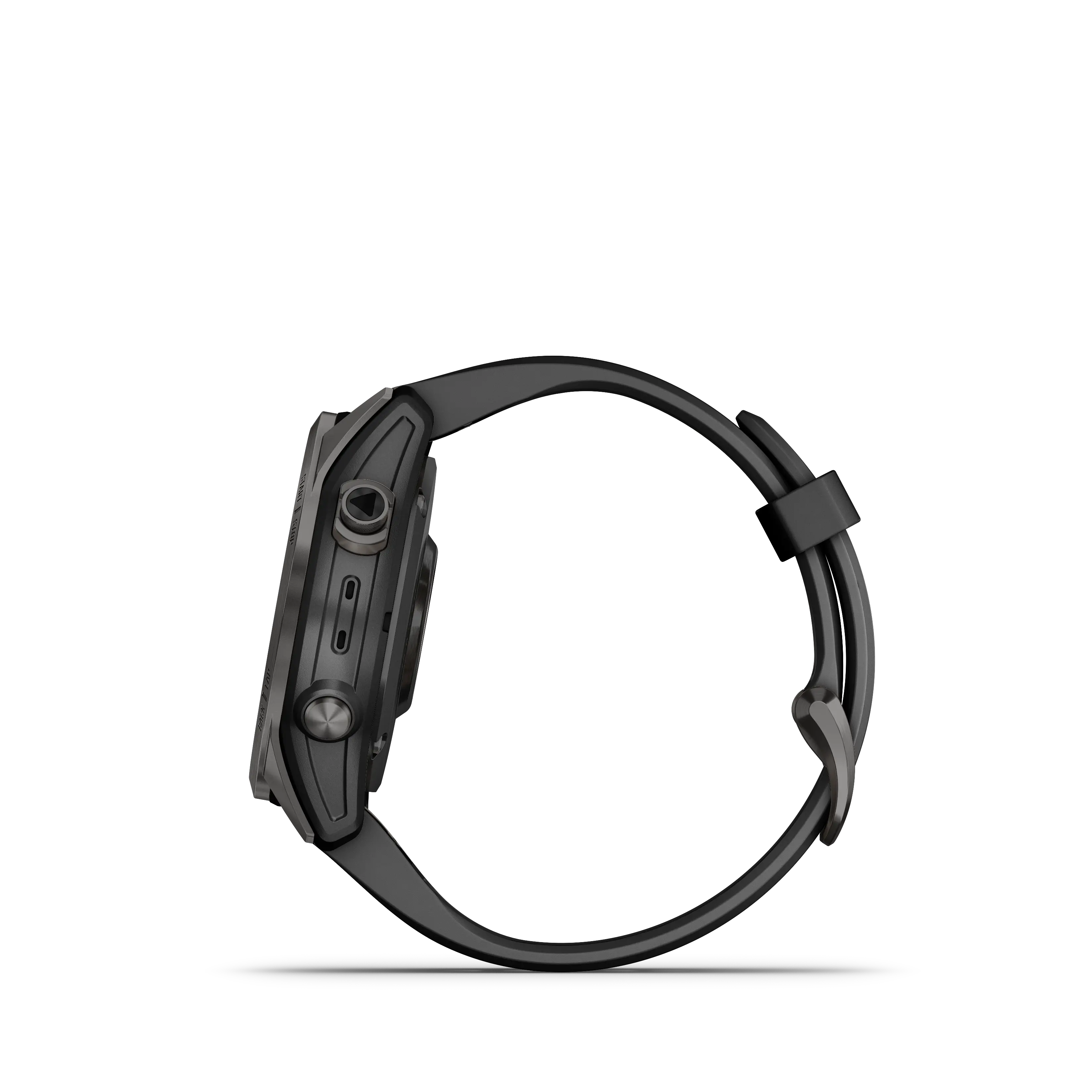 fenix 7S Sapphire Sol,Carbon Gray DLC Ti w/ith Blk Band,EMEA fra Garmin