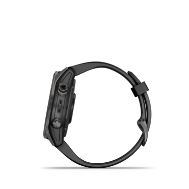 fenix 7S Sapphire Sol,Carbon Gray DLC Ti w/ith Blk Band,EMEA fra Garmin