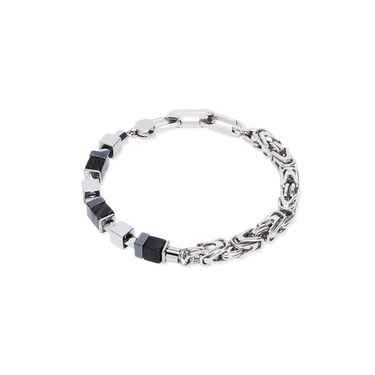 Armbånd Striped Onyx/Hæmatit