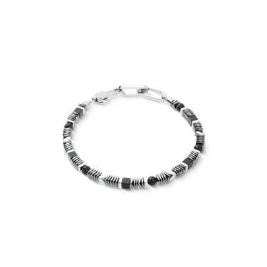 Armbånd Onyx/Lavasten/Hæmatit