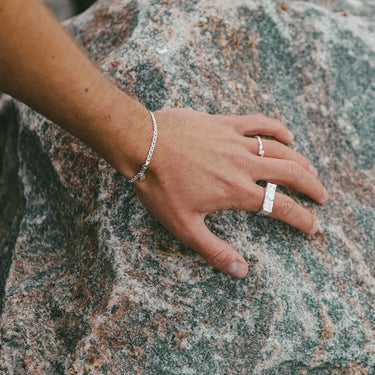 IX Rustic Ring - sølv fra Ix Studios