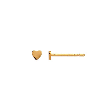 Petit Love Heart Ørestik - Forgyldt fra Stine A Jewelry