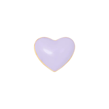 Love U Purple Ørestik - Forgyldt fra LULU Copenhagen