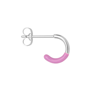 Color Ørering Half Dip - Forsølvet Messing fra LULU Copenhagen
